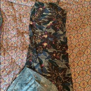 Oniell Floral Maxi Slit Dress